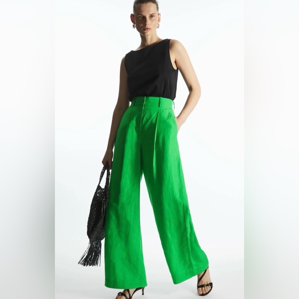 COS High-Waisted Wide-Leg Trousers